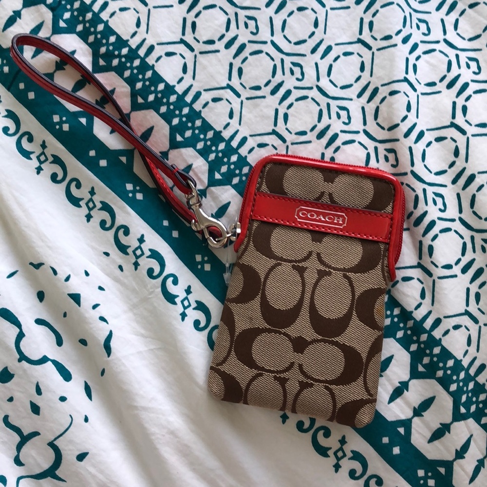 Coach wrist wallet